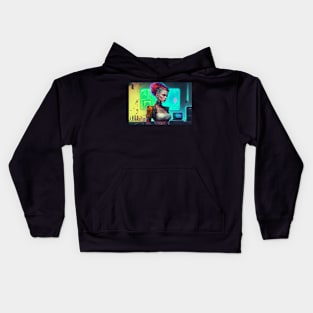 Cyberpunk Hacker Kids Hoodie